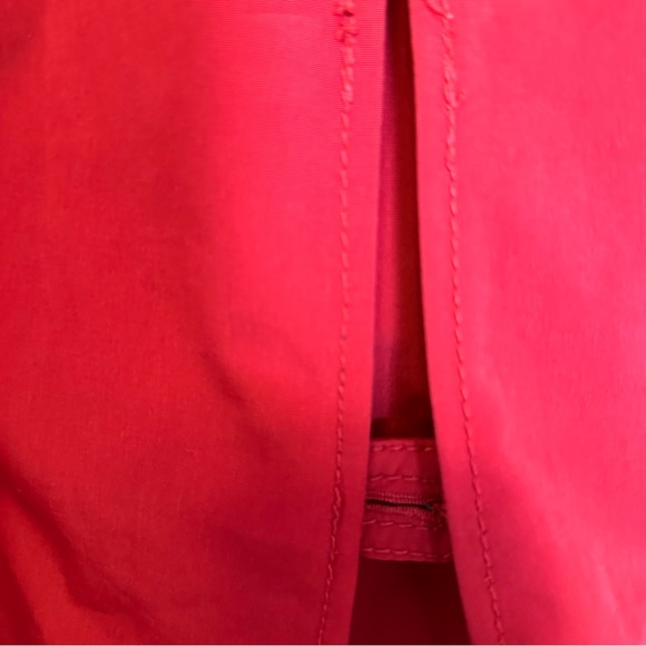 Vintage Nautica Red Raincoat Trenchcoat - Picture 9 of 10